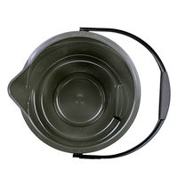 ベストコ バケツ メモリ付き 10L プラスチック カーキ Boite MA-4019 1個