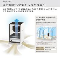 ダイニチ工業 ハイブリッド式 空気清浄機 電気集塵+NEOHフィルター 38畳対応 【日本製】 CL-HB924(WT) 1台