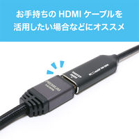 ナカバヤシ miniDisplayPort-HDMI 変換アダプタ 4K対応 DPM-4KA1/BK 1個