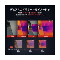 Wifi対応 産業機器向けコンパクトサーマルカメラ PocketE LED付 HM-TP40-1AQF/W-PocketE 1個（直送品）