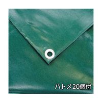 大自工業 軽トラックシート エステル帆布(ゴムバンド10本付) 本体サイズ1.74m×2.4m TK-10 1個 65-0502-70（直送品）