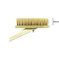 アークランズ ARC 左官ブラシ 白馬毛 剣型柄付 210mm 153346 1個 68-4576-79（直送品）