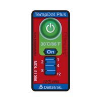 デルタトラックジャパン 温度・時間ラベル TEMPDOT(TM) PLUS 30°C 100枚入 51056 1箱(100枚)（直送品）