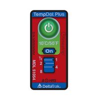 デルタトラックジャパン 温度・時間ラベル TEMPDOT(TM) PLUS 10°C 100枚入 51054 1箱(100枚)（直送品）