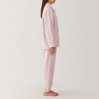 【レディース】無印良品 婦人 静電気が起きにくい 着る毛布 パジャマ 婦人M ライトピンク 良品計画