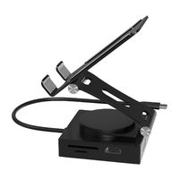 リーダーメディアテクノ 10in1 スタンド型 USB TypeーC ドッキングステーション L-CH10-S 1個 66-0022-97（直送品）