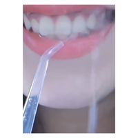 【口腔洗浄器】 充電式口腔洗浄器 ジェットウォッシャー 4種類ノズル付き IPX5防水 3段階水圧調整 1台（直送品）