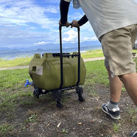 【ポリエチレンタンク】スイコー ホームローリータンク 50L オリーブ HLT-50（OD） 1個