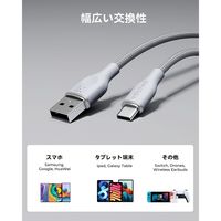 VOLTME ナイロン 充電ケーブル USB-A&USB-C 60W 1.8m C2157 1点