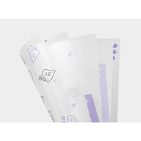 デザインフィル 3ポケットクリアホルダー A5 おばけ柄 35568006 1個