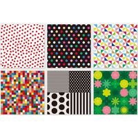 デザインフィル オリガミ 15角 ブロック ベーシック 120枚(12柄×10枚) 折り方レシピ付き 34493006 1パック