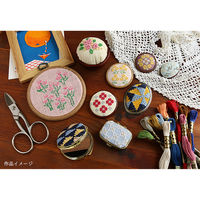 日本紐釦貿易 木製風プチフレーム 丸ミニ 外径φ75mm ブラウン JP1 JSP1 1個