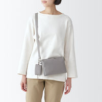 無印良品 自由に組み合わせられるストラップ ミディアムグレー 約67.5～120×2.3cm 良品計画