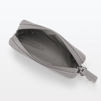 無印良品 自由に組み合わせられる収納ケース 長方形 ミニ ミディアムグレー 約9×2.3×6cm 良品計画