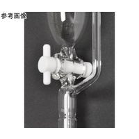 日本理化学器械 目盛入等圧ロート(PTFE コック)TS上部19 TS下管19 200mL 126-19200 1個 65-8680-69（直送品）