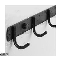 Trimate 壁面用ステンレスフック ブラック フック5本 TR-KF001-5 1個 67-4918-90（直送品）