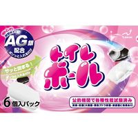 ブレイン 非常用トイレボール(黒)6個入り(排泄袋付) BR-929-bk 1個 65-3657-20（直送品）