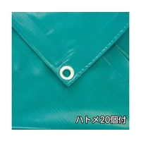 大自工業 軽トラックシート ターポリン(ゴムバンド10本付) 本体サイズ1.74m×2.4m TK-11 1個 65-0502-69（直送品）