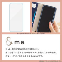 iPhone16 ガラスフィルム 高透明 全面保護 パールブルー PM-A24AFLGFBU エレコム 1個（直送品）