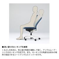 【組立設置込】イトーキ フルゴチェア ローバック 可動肘 ラズベリーレッド KF447PVM-T1M4 1脚（直送品）