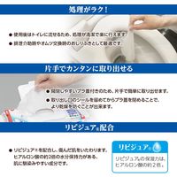 【おしりふき】【トイレに流せる】オオサキメディカル プラスハート トイレに流せるスッキリおしりふき ふた付 1パック（80枚入）