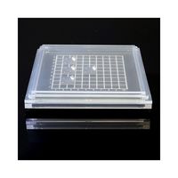 エクシール 精密部品搬送ケース ゲルベース(R) 4インチ 透明 フラットF5 10個入 GC00-16043 1セット(1個)（直送品）