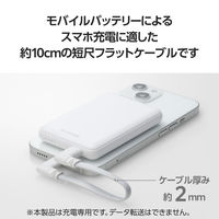 iPhone充電ケーブル (USB-C to ライトニング) 0.1m L字 ホワイト MPA-CLLL01WH エレコム 1個（直送品）