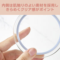 スマホハンドストラップ 手首 クリアタイプ カラビナリング 1口穴 &me ブルー P-STHCRBU エレコム 1個（直送品）