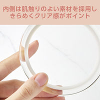 スマホハンドストラップ 手首 クリアタイプ カラビナリング 1口穴 &me ホワイト P-STHCRWH エレコム 1個（直送品）