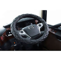 パーマンコーポレーション 極太 ハンドルカバー マットブラック/ブラック 2L 1420440000 1個（直送品）