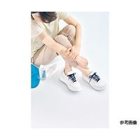 ラッキーベル コンフォートスニーカー blu/ブリュー ANEMONE(アネモネ) ホワイト 25.5cm 67-8174-66 1足（直送品）