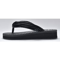 ラッキーベル Rebornサンダル 武王01(ブラック×ブラック) 3L 67-8176-20 1足（直送品）