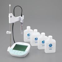 アズワン×HORIBA 卓上型pH水質分析計 プラスチック電極セット AS-PH1500-P 1セット 4-6382-01（直送品）