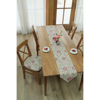 川島織物セルコン モリスデザインスタジオ ピンクアンドローズ テーブルランナー 300×2400mm ピンク HN1713_97P 1枚（直送品）