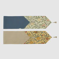 川島織物セルコン モリスデザインスタジオ フルーツ テーブルランナー 300×1800mm イエロー HN1729_91Y 1枚（直送品）