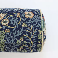 川島織物セルコン いちご泥棒 ボルスター型クッション LL1710 40×18cm ブルー LL1710_85B 1枚（直送品）