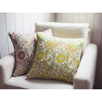 川島織物セルコン ピンクアンドローズ クッションカバー LL1718 45×45cm イエロー LL1718_08Y 1枚（直送品）