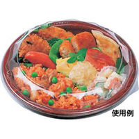 エフピコ 惣菜容器 グルメボウル-20 本体 ひだブラウン 33530020 1ケース(600個(50個×12)（直送品）