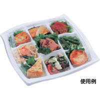 エフピコ 軽食容器 HSウェーブ-240-9 本体 7S050249 1ケース(400個(50個×8)（直送品）