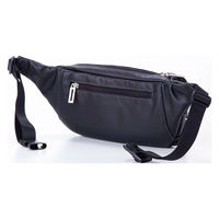 スワン　牛革　ウエストバッグ　ブラック　5041　1個（直送品）