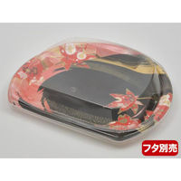 エフピコ 寿司容器 半月皿26-22 本体 風花赤 45232622 1ケース(600個(50個×12)（直送品）