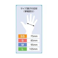 日昭産業 ハンドケアグローブ LL 1セット(100枚×10箱入) 19164 1セット(1000枚) 67-6645-24（直送品）
