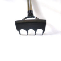 相田合同工場 草刈りレーキ つるホ― ミニ パイプ柄 AD-448 1本（直送品）