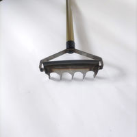 相田合同工場 草刈りレーキ つるホ― ステンレス パイプ柄 AD-450 1本（直送品）