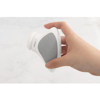 電動シリコーンフェイスブラシ グレー MS-103GY 1個 トリコインダストリーズ