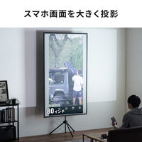 サンワサプライ プロジェクタースクリーン(100型・三脚式・コンパクト収納・360°回転) PRS-SX100HD 1枚（直送品）