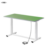 サンワサプライ 電動昇降作業台 幅1200×奥行600×高さ634～1284mm グリーン ERD-WDKP12060G 1台（直送品）