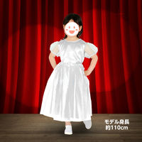 アーテック ソフトサテン シャツ パフスリーブ 白 1枚