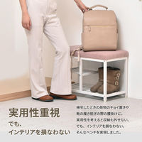 【軒先渡し】B.Bファニシング ブークレ ベンチシューズラック ライトグリーン ONES0252FALGR 1台（直送品）