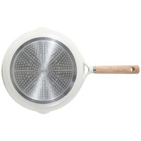 ベストコ CAROTE（カローテ） 深型フライパン 28cm IH ガス火対応 アイボリー NM-5053 1個